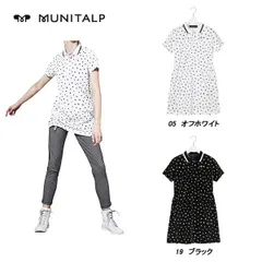 ムニタルプ MUNITALP レディース 春夏 吸水速乾 UVカット ストレッチ 4leaves プリントピンカリカノコワンピース サイズ40(M) 005-68610のサムネイル