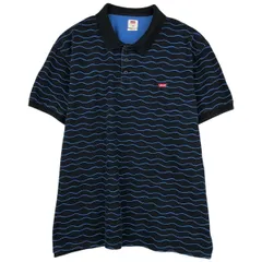 古着 リーバイス Levi's 総柄 半袖 ポロシャツ メンズXXL相当/eaa657472のサムネイル