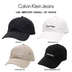 Calvin Klein(カルバンクライン)ck キャップ ベースボールキャップ 帽子 ロゴ コットン メンズ レディース LOGO EMBROIDERY BASEBALL CAP 4D5003Gのサムネイル
