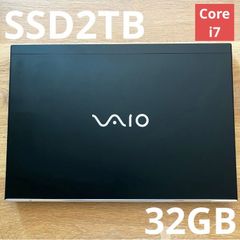 VAIO i7 32GB SSD2TB Win11ノートPC バッテリー良好 - メルカリ