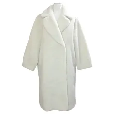 レイビームス Ray Beams 18AW ボア ビッグシルエット コート ロング オフホワイト 63-19-0179-690 /Xのサムネイル