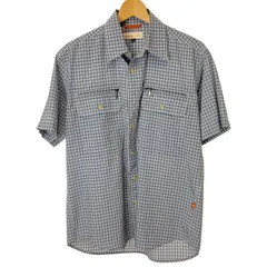 【中古】　Foxfire　チェックシャツ　半袖　トップス　レギュラーカラー　胸ポケット　アウトドア　古着　/1150のサムネイル