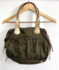 【D1-44】◇  MZ WALLACE    ナイロンバック　　カーキのサムネイル