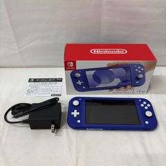 Nintendo Switch Lite ブルー 本体 ACアダプター付き - メルカリ