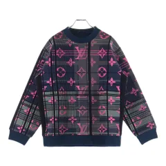 LOUIS VUITTON (ルイヴィトン) モノグラムジャガードクルーネック長袖スウェットトレーナー マルチカラー HKY75WZRWのサムネイル