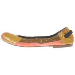 MARNI (マルニ) バレエシューズ パテントレザー ブラウン #37のサムネイル