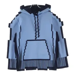 LOEWE (ロエベ) 23SS ピクセルプルオーバーパーカー フーディー ブルー/ブラックのサムネイル