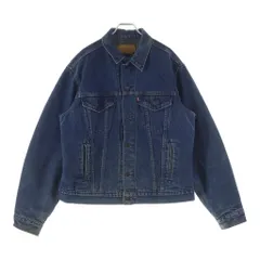Levi's (リーバイス) 90S VINTAGE 71506-0316 ヴィンテージ ボタン裏刻印527 USA製 裏地ブランケット デニムトラッカージャケット インディゴのサムネイル