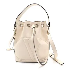 VALENTINO GARAVANI (ヴァレンチノガラヴァーニ) Vロゴ 2WAYバケット レザーショルダーバッグ レディース アイボリーのサムネイル