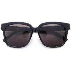 SAINT LAURENT PARIS (サンローランパリ) YSLロゴ スクエアシェイプ サングラス 眼鏡 アイウェア ブラック SL M40/Fのサムネイル