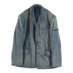 BALENCIAGA (バレンシアガ) Denim Washed Jacket デニム ウォッシュド テーラードジャケット 767997 TPW53 インディゴのサムネイル