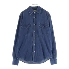 CELINE (セリーヌ) ウエスタン デニム長袖シャツ インディゴ 2T040208Iのサムネイル