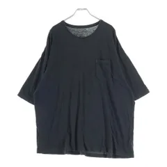 VISVIM (ヴィスヴィム) 25AW EX JUMBO TEE S/S DMGD エクストラジャンボ ガーメントダイ 半袖ポケットTシャツ 半袖クルーネックカットソー ブラック 0125205010017のサムネイル