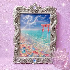 龍神アート /開運絵画 風水 開運グッズ 龍神 恋愛 金運 厄除け 魔除け