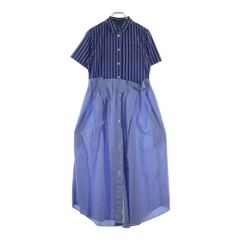 Sacai サカイ 21SS ストライプ コットン ブルゾン size1 Sacai (サカイ) 21SS COTTON STRIPE DRESS コットンストライプドレス