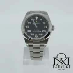 稼働！ROLEX ロレックス 腕時計 エア キング SS AT黒文字盤 116900のサムネイル