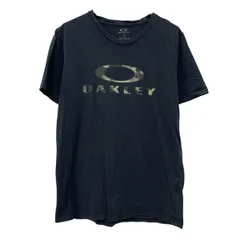 OAKLEY 半袖 プリントTシャツ L ブラック オークリー プルオーバー ビッグプリント カットソー カモ柄 夏物 a807-6049のサムネイル
