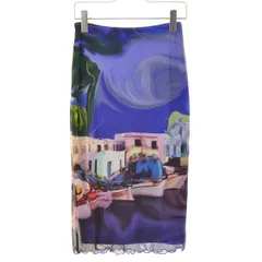 【Desigual】24SS 24SWFK05 M. Christian Lacroix 風景モチーフ ミディスカート ロングスカートのサムネイル