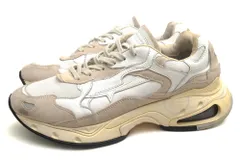 プレミアータ／PREMIATA シューズ スニーカー 靴 ローカット メンズ 男性 男性用スエード スウェード レザー 革 本革 オフホワイト 白 ホワイト  023 SHARKY ダッドスニーカー ヴィンテージ加工のサムネイル