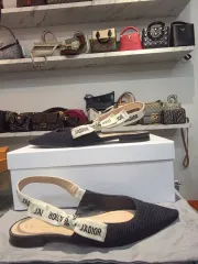 (36) ディオール バレエシューズ カナージュ キルティング フラット シューズのサムネイル