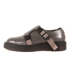 【美品】foot the coacher フットザコーチャー サイズ:7.5(25.5cm) | アナルコ ダブルベルト レザーシューズ (ANARCHO DOUBLE BELT) | グレー | ブランド 靴 革靴【メンズ】【中古】のサムネイル