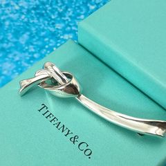 ラブノットTIFFANY＆Co ティファニー リボン SV925 ピンブローチ