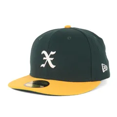 【新品】GOD SELECTION XXX ゴッド・セレクション・トリプルエックス キャップ | NEW ERA ロゴ刺繍 ベースボールキャップ | グリーン イエロー | ブランド 帽子 | コラボ 別注【メンズ】のサムネイル