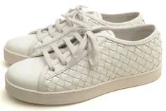 ボッテガヴェネタ／BOTTEGA VENETA シューズ スニーカー 靴 ローカット レディース 女性 女性用 レザー 革 本革 ホワイト 白  メッシュ・イントレチャートのサムネイル