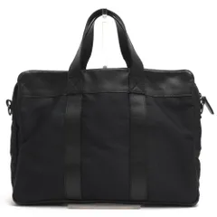 アルマーニ／GIORGIO ARMANI バッグ ブリーフケース ビジネスバッグ 鞄 ビジネス メンズ 男性 男性用 ポリエステル レザー 革 本革 ブラック 黒  YGM772 YC022 A4サイズ収納可のサムネイル