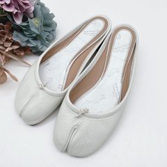 Maison Margiela Tabi メゾンマルジェラシルバーパンプス 36 - メルカリ