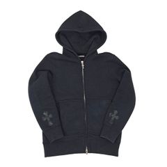 入手困難 正規品 美品 クロムハーツ CHスクロール フリース ZIP