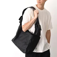Y-3 ワイスリー ショルダーバッグ バッグ NEWSPAPER BAG L KD4181 メンズ ユニセックス ブラック ナイロン ニュースペーパーバッグ Yohji Yamamoto ロゴ クロスボディ仕様 カーゴポケット A4サイズ収納可のサムネイル