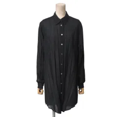 ■美品■me ISSEY MIYAKE ミー イッセイミヤケ 長袖シャツ サイズ- プリーツ ストライプ ブランド古着【中古】20260716/RB0142のサムネイル