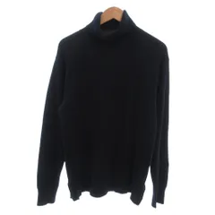 ランバンオンブルー LANVIN en Bleu タートルネックニット セーター 長袖 カシミヤ混 52 紺 ネイビー /JS ■ECG007のサムネイル