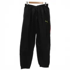 プーマ PUMA ウインドブレーカーパンツ L 黒 ブラック ロゴ フルレングス /OB ■ECF006のサムネイル