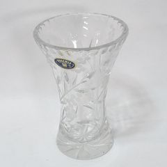 BOHEMIA ボヘミア クリスタル 花瓶 花器 フラワーベース ハンドカット