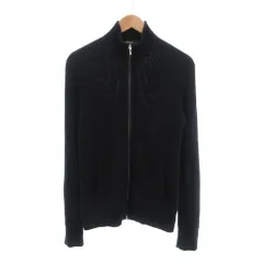 コムサメン COMME CA MEN カーディガン M 紺 ネイビー ジップアップ 長袖 リブニット /SC ■ECF007のサムネイル