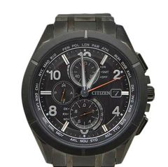 CITIZEN ATTESA ダイレクトフライトチタン電波ソーラー AT8166-59E A
