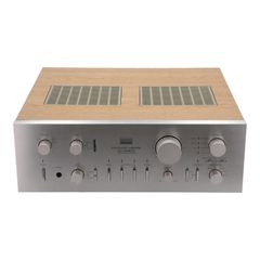 L09 山水電気 Sansui プリメインアンプ シルバー 木目調 オーディオ L09 山水電気 Sansui プリメインアンプ シルバー 木目調 オーディオ