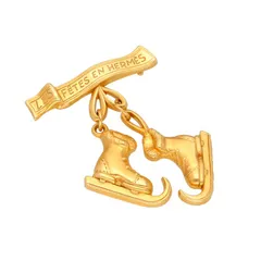 HERMES LE FETES EN HERMES ヴィンテージブローチ ABランク 91のサムネイル