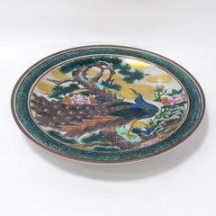 賞美堂 其泉 極錦金彩鳳凰文 盛皿 三足 脚付き皿 - メルカリ