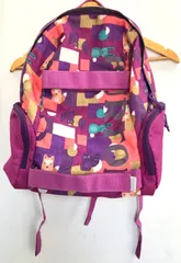 【D1-47】◇  BURTON   リュックサック　パープル柄のサムネイル