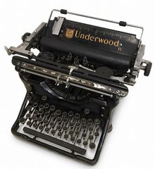 実働品 UNDERWOOD No.5 シカゴタイプライター 1930年製 - メルカリ