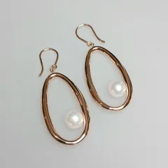 MIKIMOTO ミキモト Moon Dew ピアス PE-1735PI レディース アコヤ真珠 K18ピンクゴールド 750K ゴールド 18KPG 中古のサムネイル