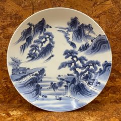 中国 景徳鎮製 雪景色 陶板画 飾り皿 - メルカリ