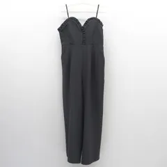 NATURAL BEAUTY BASIC / ナチュラルビューティーベーシック ◆フリルトリムオールインワン/グレー/サイズM 017-4140331 【レディース/ガールズ/LADY/女性/婦人】 レディースファッション【中古】 のサムネイル