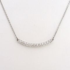 天然ダイヤモンド 0.5ct pt900pt850ラインネックレス - メルカリ