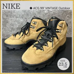 〖クーポン配布中〗【Nike ACG 1999 Vintage Archive Boots Nubuck US5】(ケア済) S863 ナイキ Y2K ストリート ゴープコア アウトドア トレッキング ワークブーツ ヌバック ベージュUS5/JP23.5cmのサムネイル