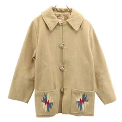 styleeyes スタイルアイズ 東洋エンタープライズ エスニック柄 ウールジャケット 36 ベージュ系 メンズ 古着のサムネイル