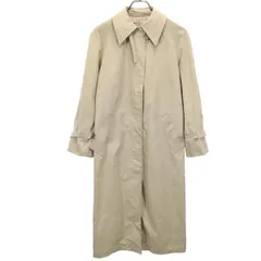 LONDON FOG ロンドンフォグ 80s ヴィンテージ 長袖 トレンチコート 8 カーキ系 裏チェック レディース 古着のサムネイル